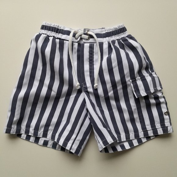 Baby CZ by Carolina Zapf Striped Swim Trunks - Picture 3 of 16